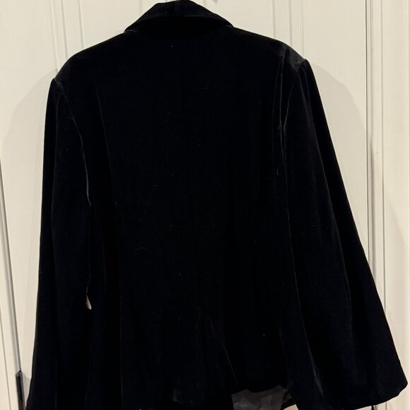 NWT 3xl INC Black Velvet Blazer Party Holiday Work Winter Special Occassion - Picture 7 of 8